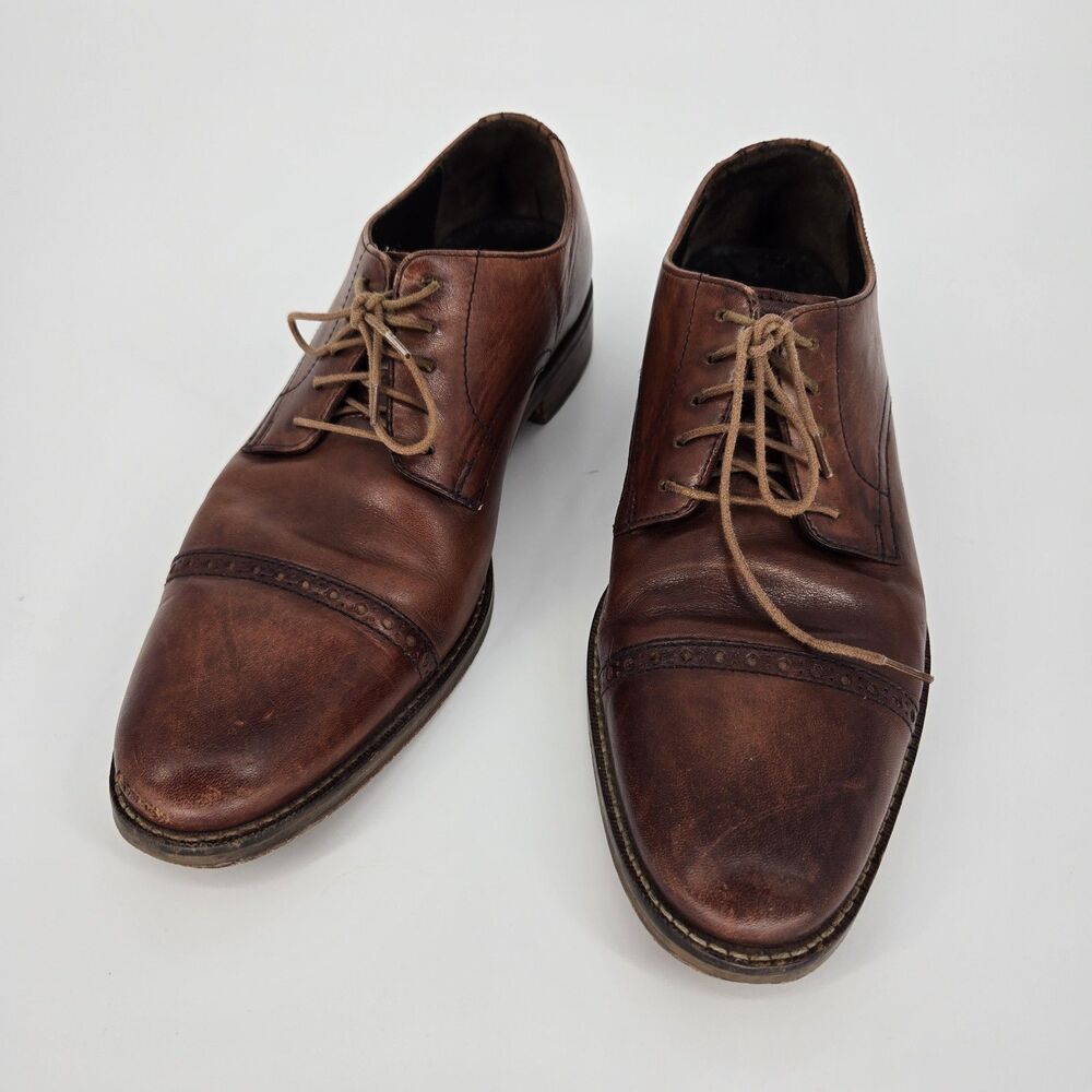 Mens Cole Haan Brown Leather  Giraldo 2.0 Oxfords 8.5